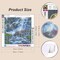 Beautiful Landscape Waterfall Diamond Art Kit for Adults Beginners, 5D DIY Full Drill Round Diamond Painting Kit, Home Wall Decor Craft Set 12x12 Inch
